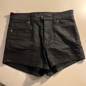 Faux Leather high waisted shorts